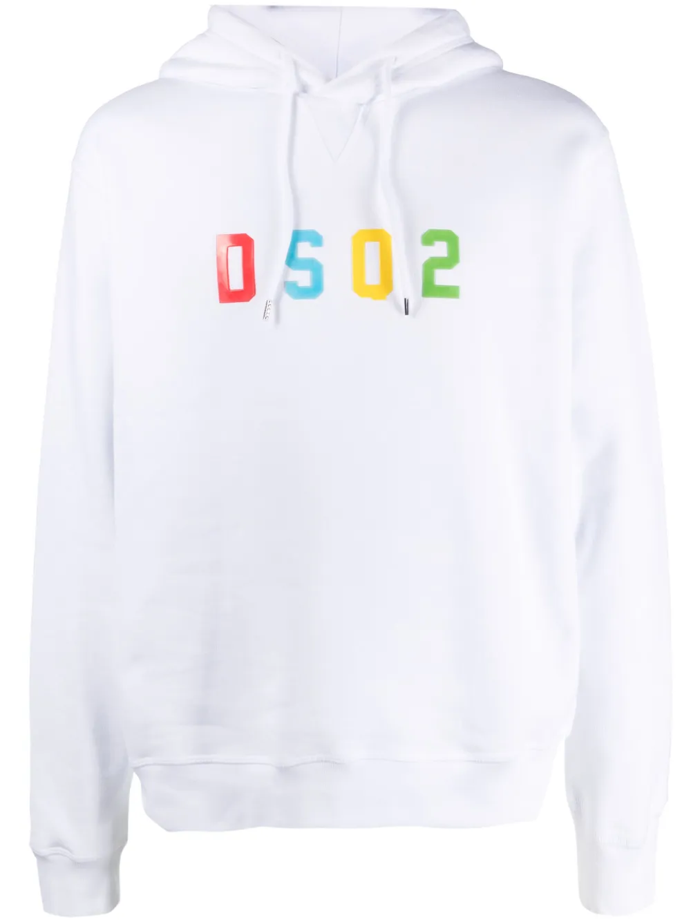 DSQUARED2 logo-print cotton hoodie Men