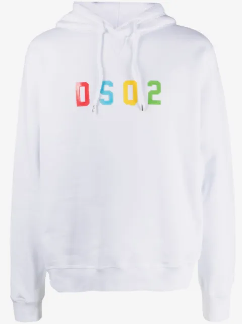 DSQUARED2 hoodie con logo estampado