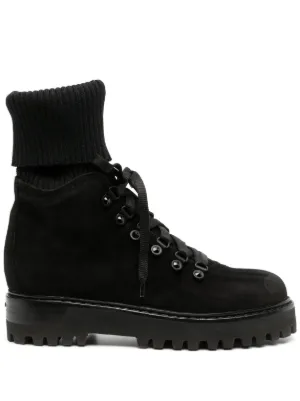 Guidi レースアップ レザーブーツ | ブラック | FARFETCH JP