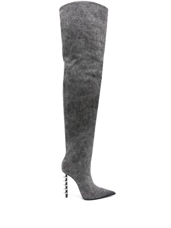 Le Silla Botas Altas Jagger Con Tac n De 125mm Farfetch