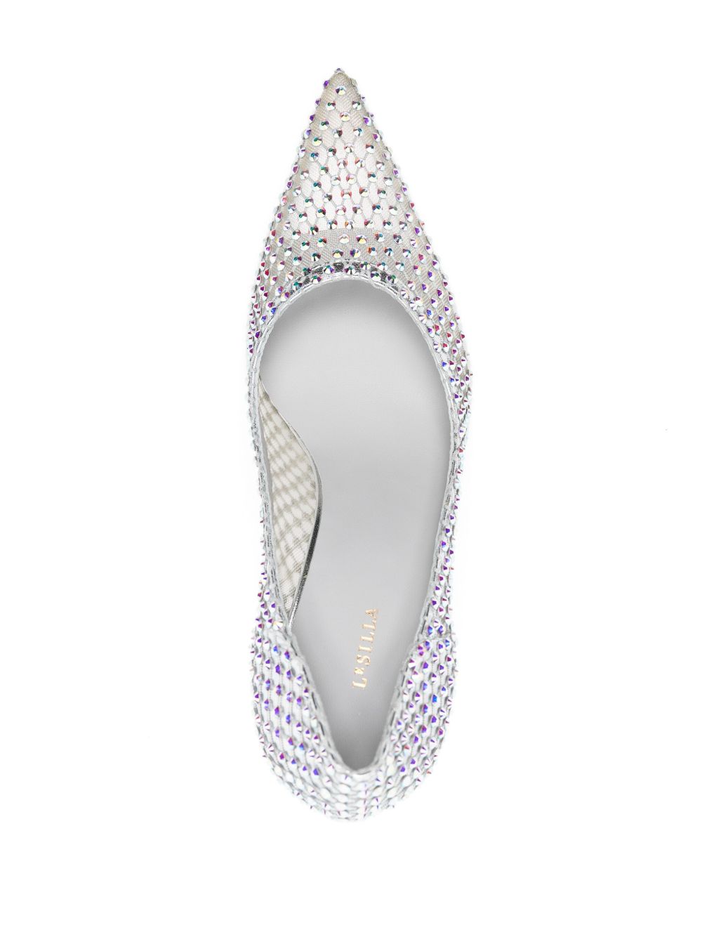 Le Silla Gilda 90mm crystal-embellished pumps Women