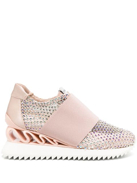 Le Silla Gilda crystal-embellished sneakers Women