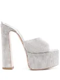 Le Silla Nina 170mm platform sandals - Silver