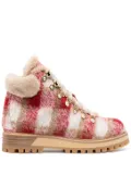 Le Silla St. Moritz wool ankle boots - Red