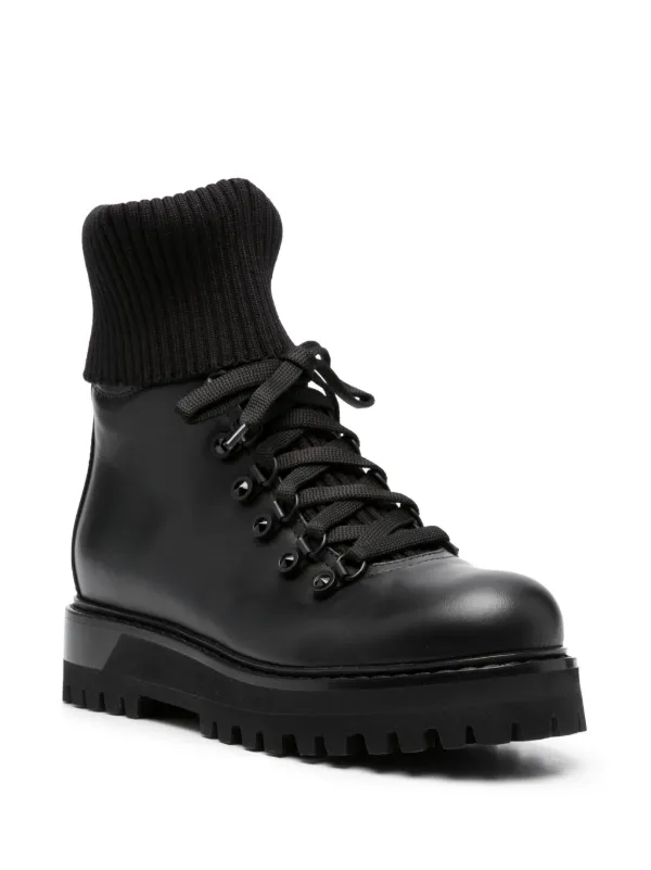Le Silla St. Moritz レザーアンクルブーツ | ブラック | FARFETCH JP