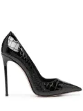 Le Silla Eva 120mm leather pumps - Black