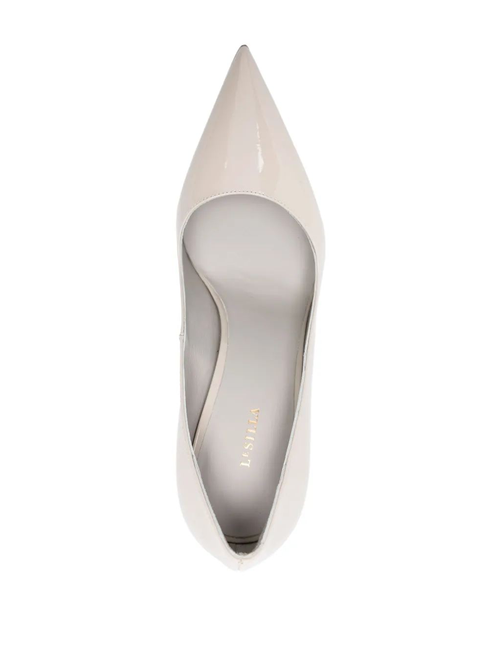 Le Silla Eva 115mm Pointed-toe Pumps In Grey
