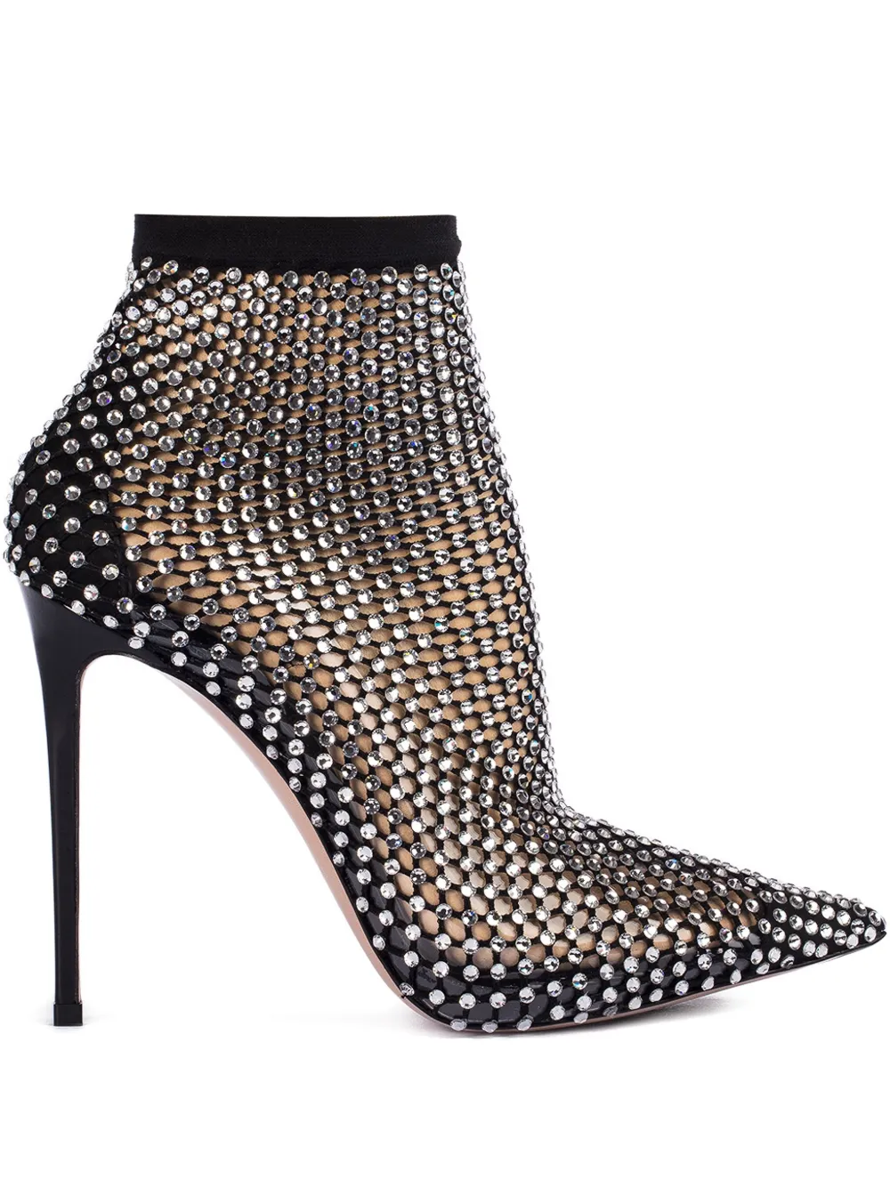Le Silla Gilda 85mm crystal-embellished boots | Black | Image 1