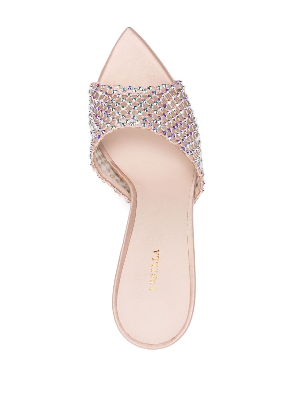 Le Silla Gilda 100mm crystal-embellished mules Women