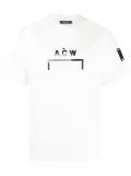 A-COLD-WALL* logo-print crew-neck T-shirt - White