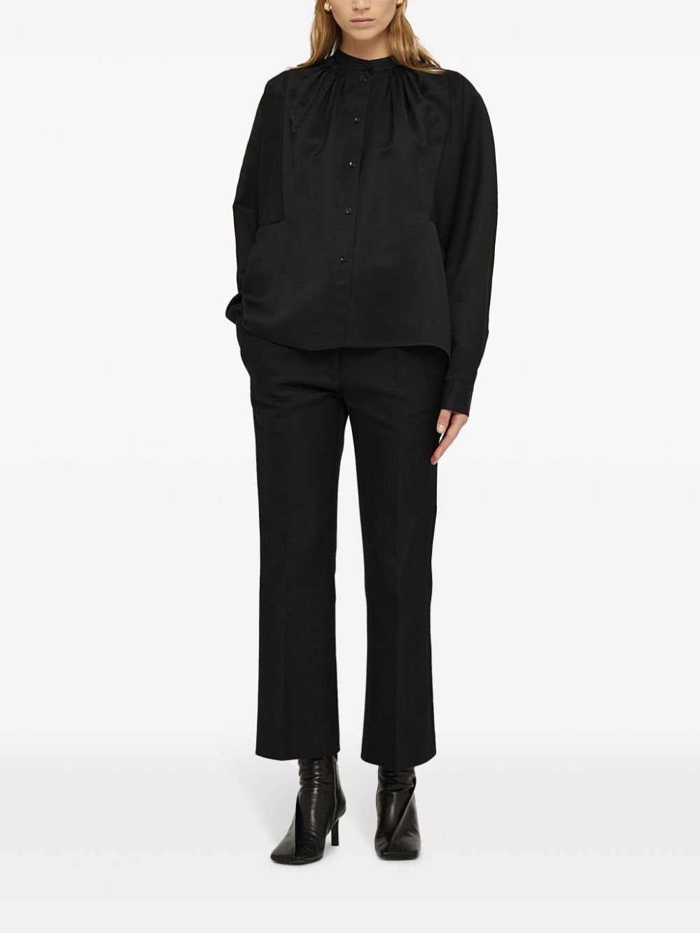 Jil Sander Sunday P.M. long-sleeve shirt - Black