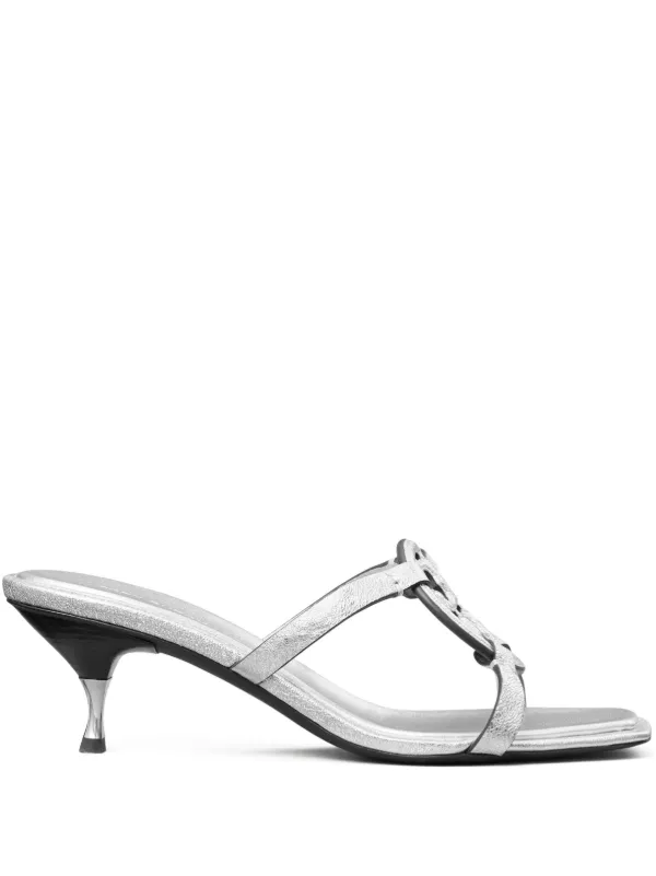 Tory burch miller sandal best sale metallic leather