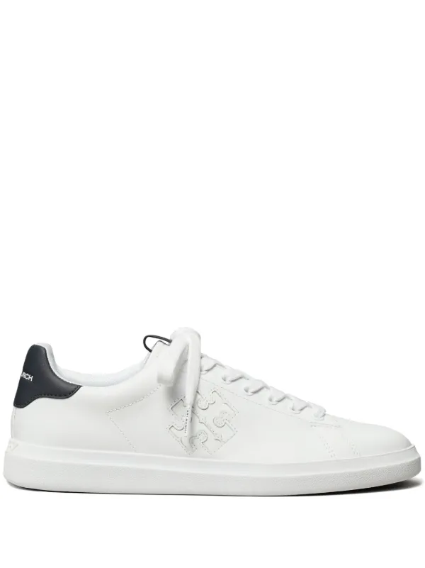Tory Burch Double T Howell Court Sneakers White FARFETCH IE