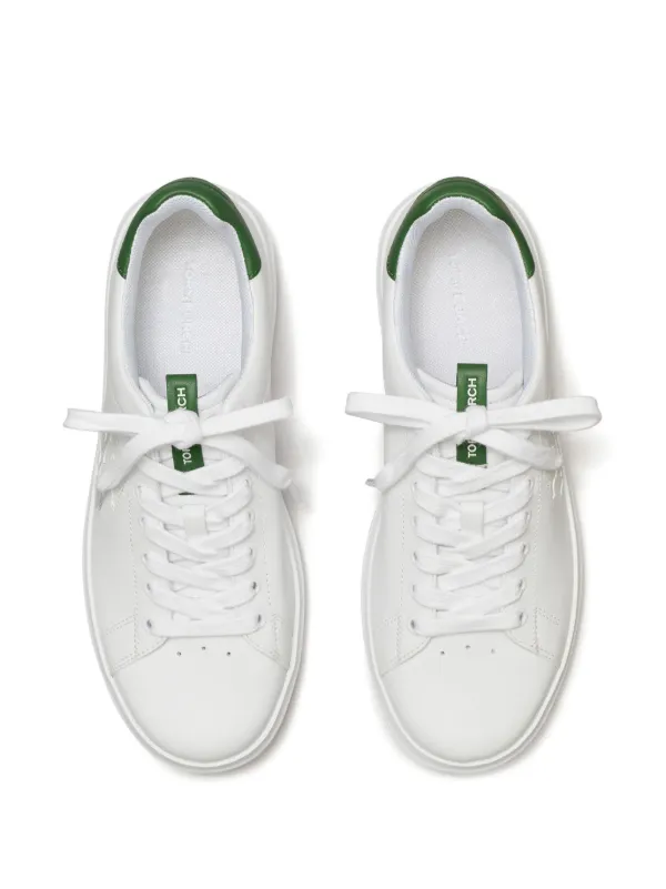 Tory Burch Double T Howell Court Sneakers White FARFETCH IE