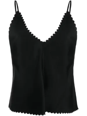 Jil Sander V-neck Camisole Top | Black | FARFETCH