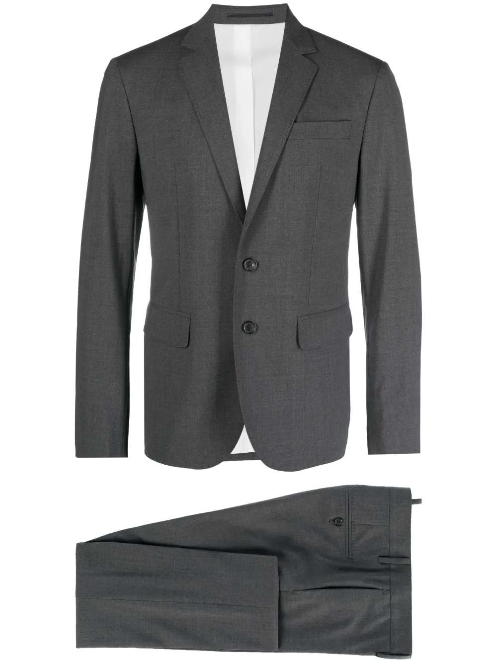 Dsquared2 Single Breasted Two-piece Tailored Suit In Grey
