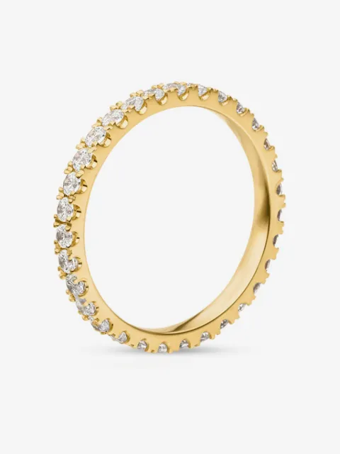 VEYNOU 18kt yellow gold Memory diamond ring