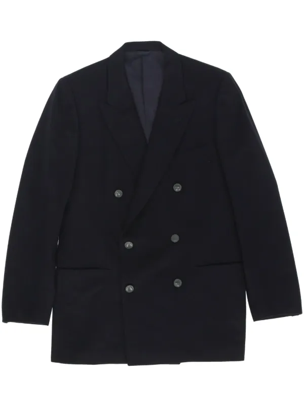 Saint Laurent Pre-Owned 1970s ダブルジャケット | ブルー | FARFETCH JP