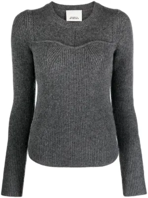 新品】ISABEL MARANT ラウンドネックニット ピンク ¥66,000