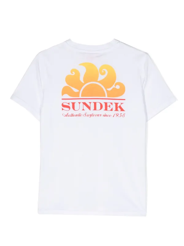 Tシャツ・カットソー SUNDEK Men T-shirt White M021TEJ7800 00607 Sundek Outlet: T-shirt men - White | Sundek t-shirt
