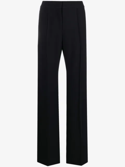 Jil Sander pantalones acampanados con tiro alto