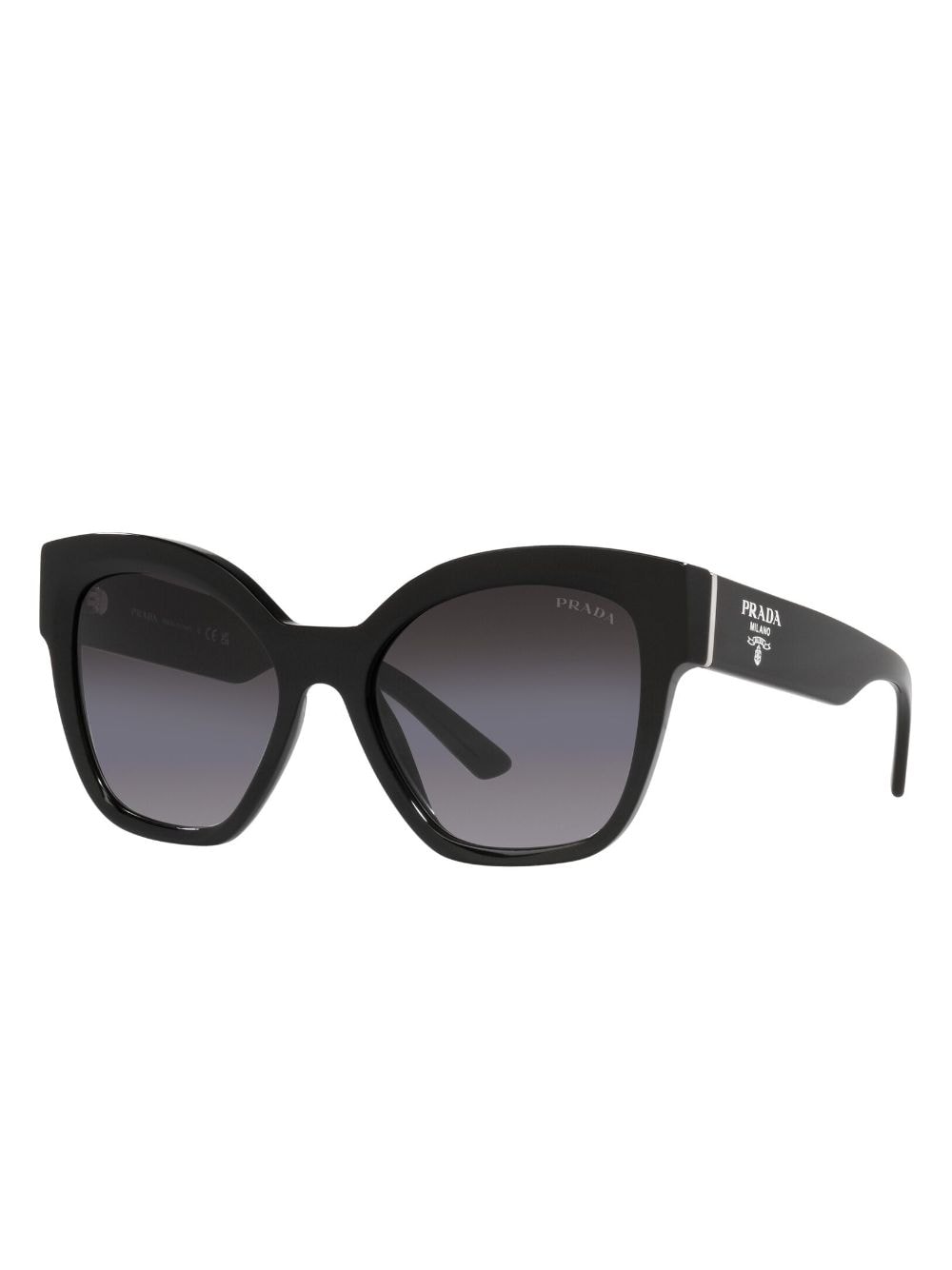 Prada Eyewear Zonnebril met cat-eye montuur - Zwart