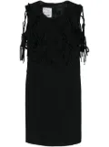 Moschino Pre-Owned 2000s bow-detail cady midi dress - Black
