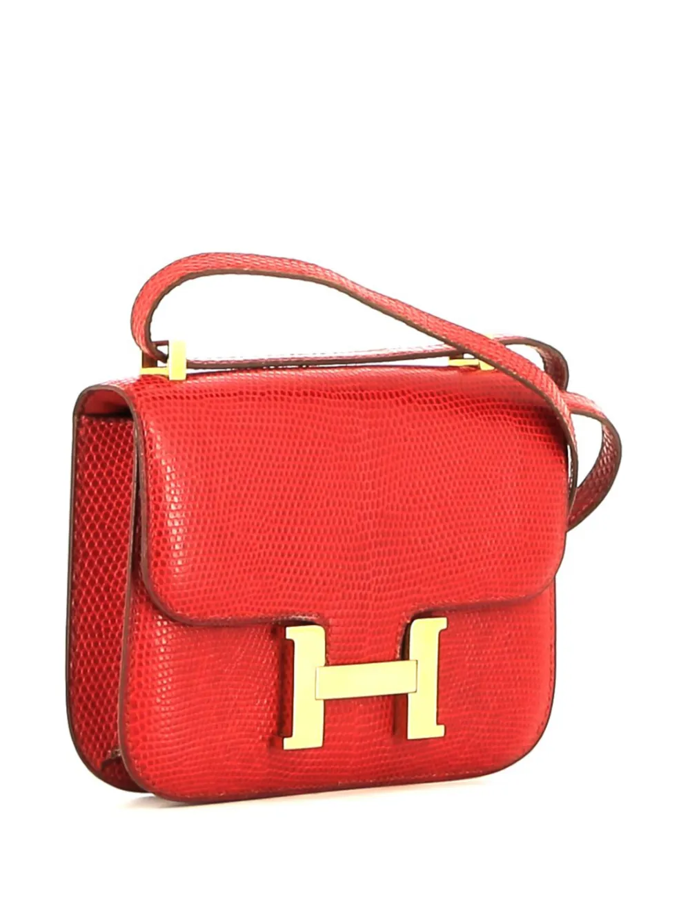 Hermes Pre Owned Pre owned Mini Constance Schultertasche Rot FARFETCH DE