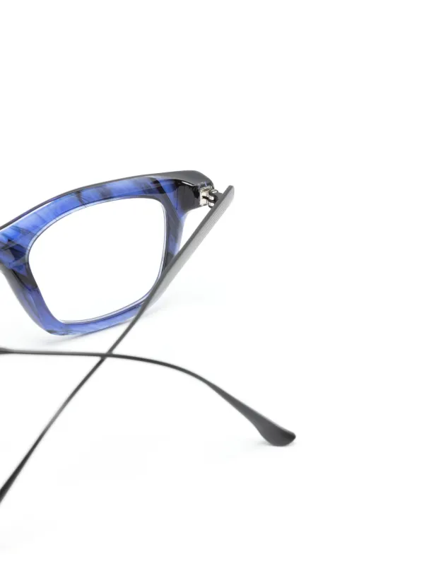 Thierry Lasry Sketchy square-frame Glasses | Blue | FARFETCH CA