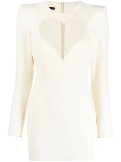 Alex Perry heart cut-out minidress