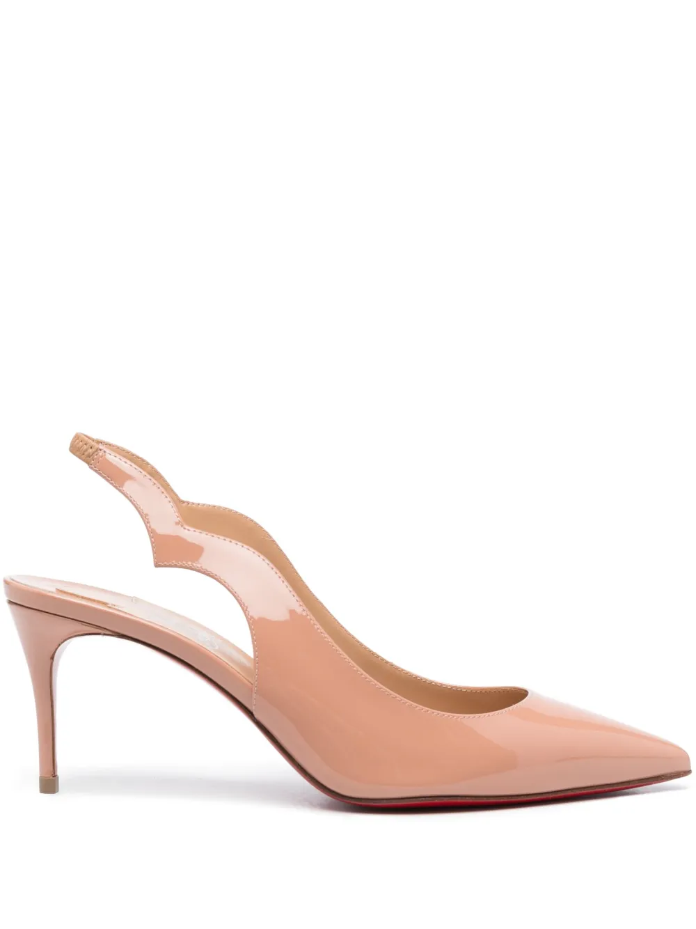 Christian Louboutin 70mm Hot Chick slingback pumps | Neutrals | Image 1