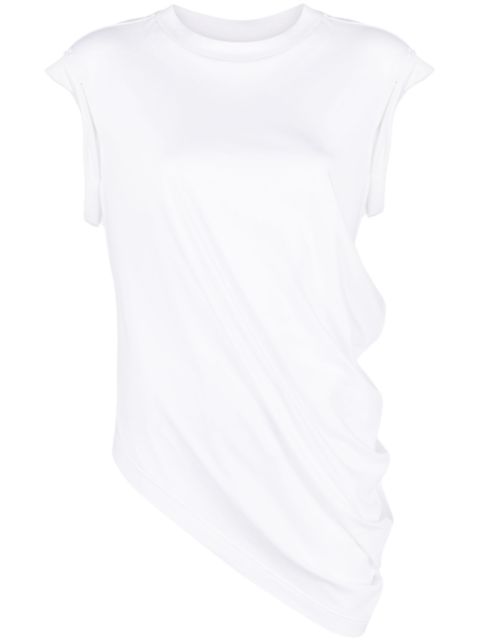 Alexander McQueen asymmetric cotton T-shirt Women