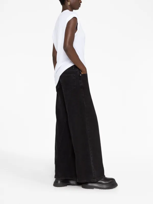 Alexander McQueen Asymmetric Cotton T-shirt | White | FARFETCH