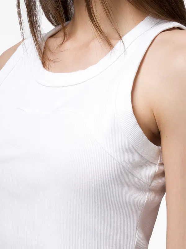 【送料&関税込】The Row White Cotton Blend Marius Tank Top The Row Cotton Blend Marius Tank Top in White | Lyst