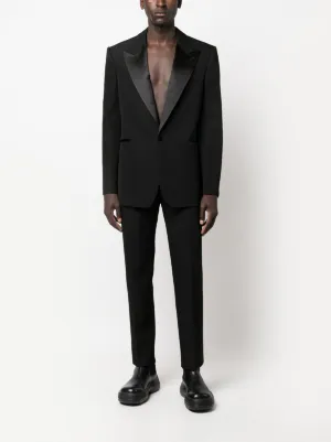 alexander mcqueen シルクテーラードジャケット Alexander McQueen Runway Double Duchesse Silk Blazer/Jacket