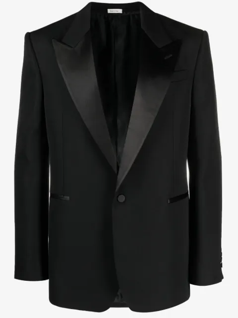 Alexander McQueen enkeltradet blazer