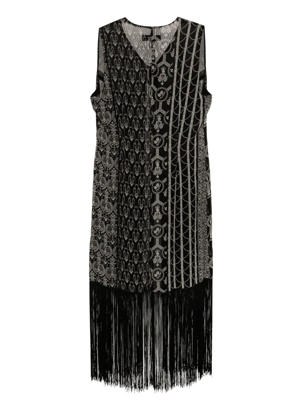 Dolce & Gabbana Pre-Owned 1990s jack met franje detail - Zwart