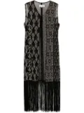 Dolce & Gabbana Pre-Owned 1990s fringe-detail jacket - Black