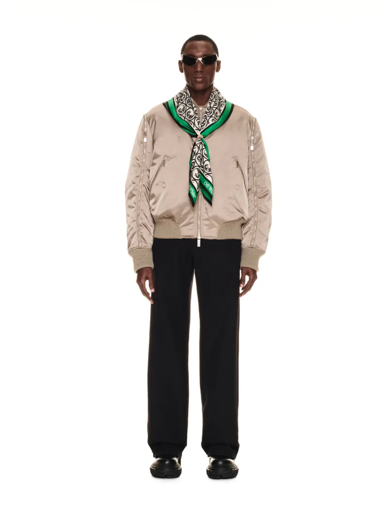 Bomber con zip