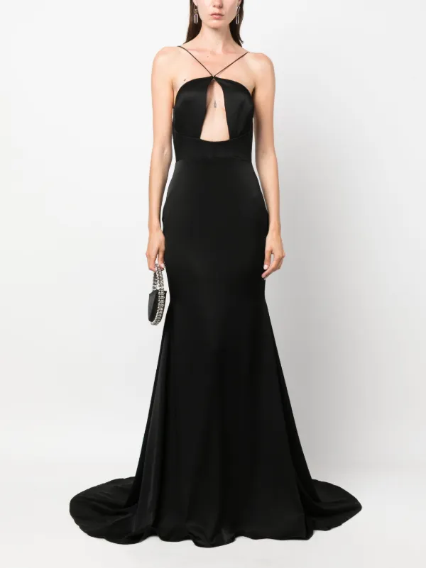 Alex Perry Cut-out Maxi Dress - Black