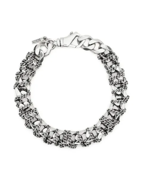 Emanuele Bicocchi chain-link wrap bracelet