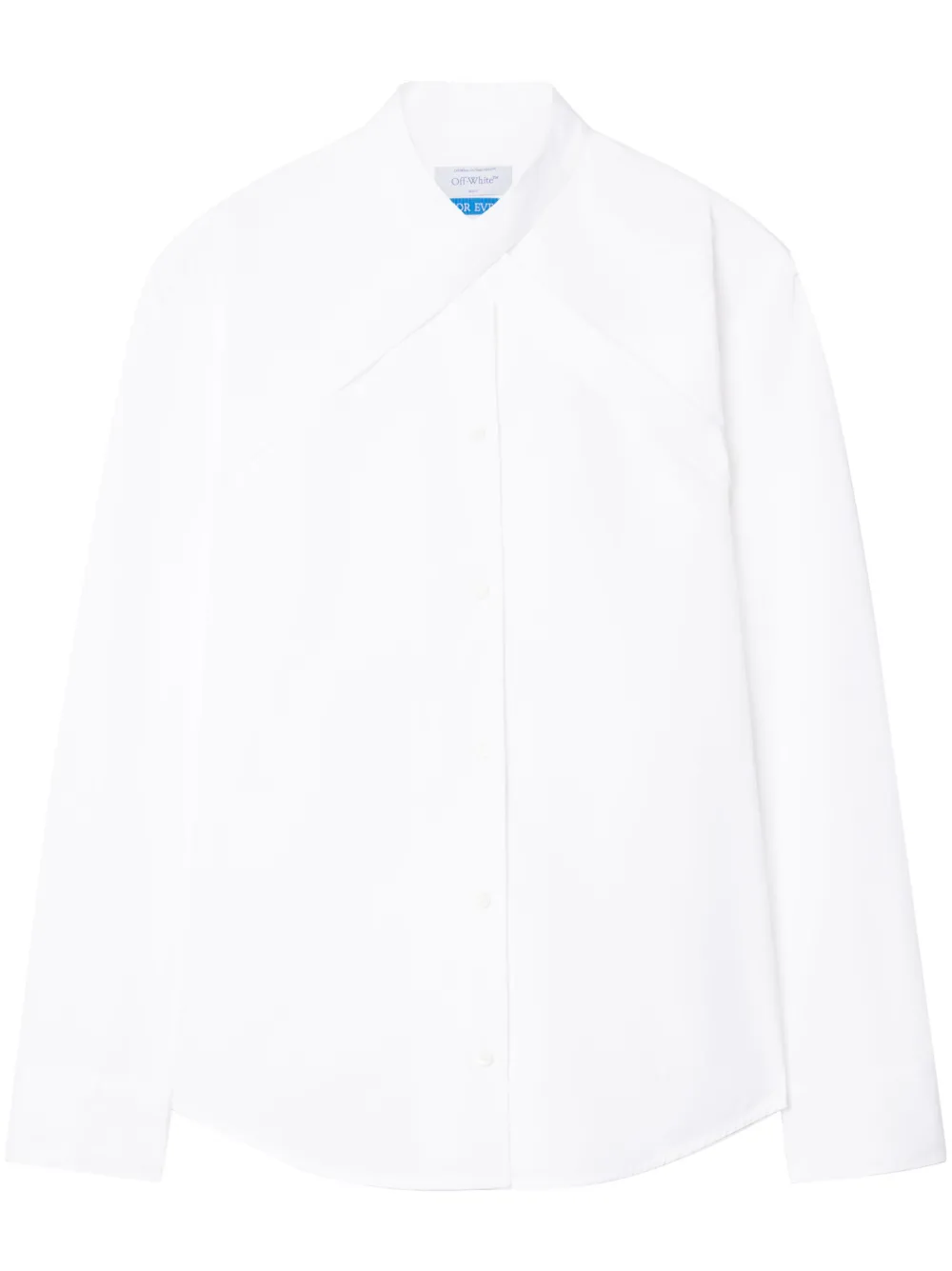 Off-White Blouse met geborduurd logo Wit