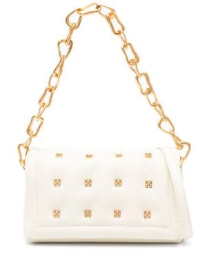 Courrèges Off-White Camera Baguette Shoulder Bag