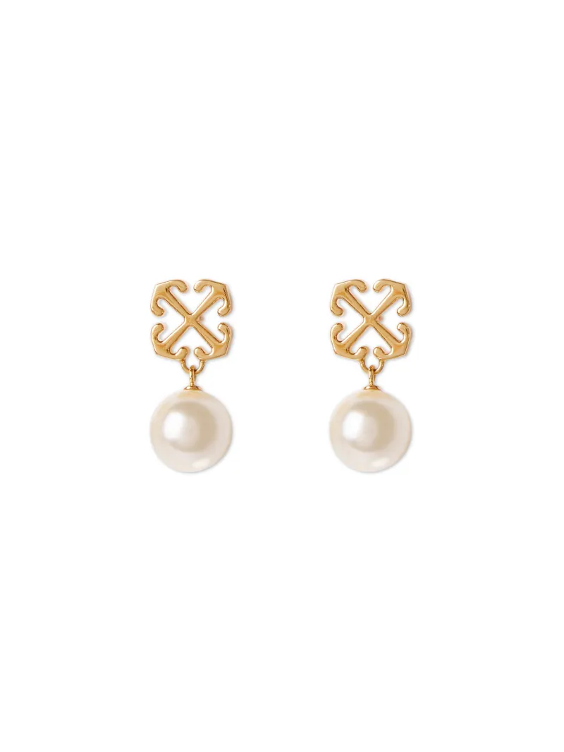 Pearl Arrow Earrings
