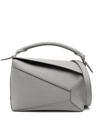 小物 LOEWE Puzzle Zip Around Grey Multi Puzzle zip around wallet in classic calfskin Beige - LOEWE