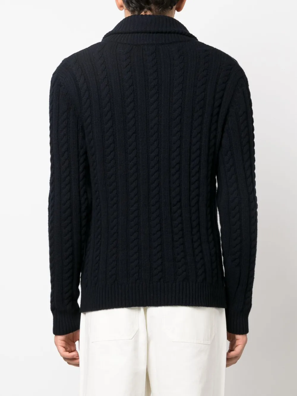 Valentino Garavani ケーブルニット セーター | ブルー | FARFETCH JP