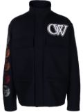 Off-White Moon Phase varsity jacket - Black