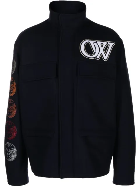 Off-White Moon Phase varsity jacket