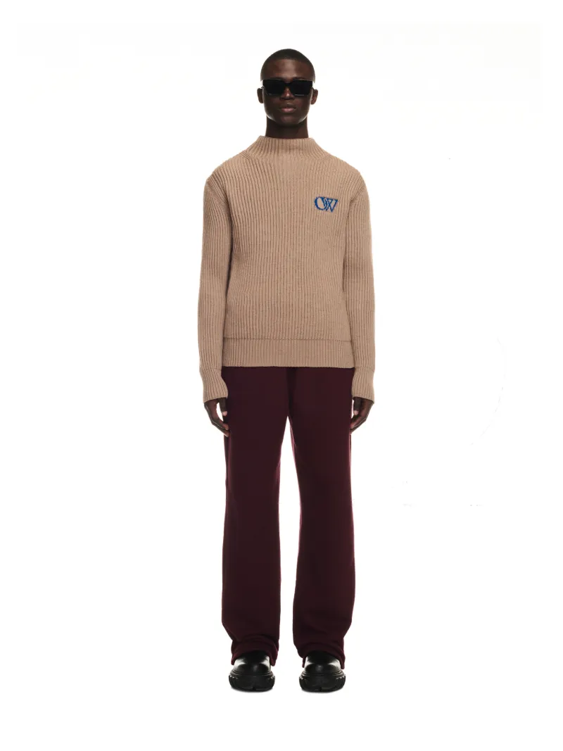 OW RIB KNIT TURTLENECK 