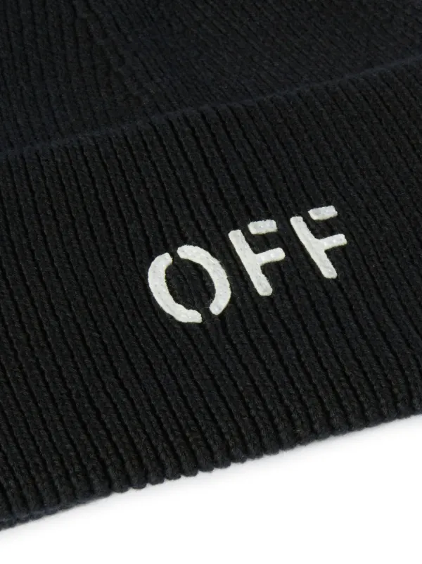 Off-White arrow loose ロゴ ビーニー Off-White Off ビーニー | ブラック | FARFETCH JP